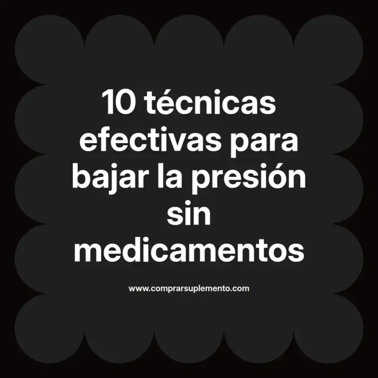 imagen destacada del post con un texto en el centro que dice 10 técnicas efectivas para bajar la presión sin medicamentos y abajo del texto aparece el nombre del autor Omar Obando