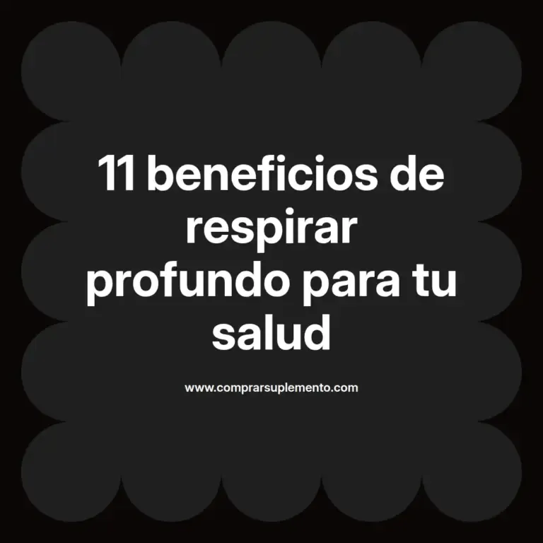 imagen destacada del post con un texto en el centro que dice 11 beneficios de respirar profundo para tu salud y abajo del texto aparece el nombre del autor Omar Obando