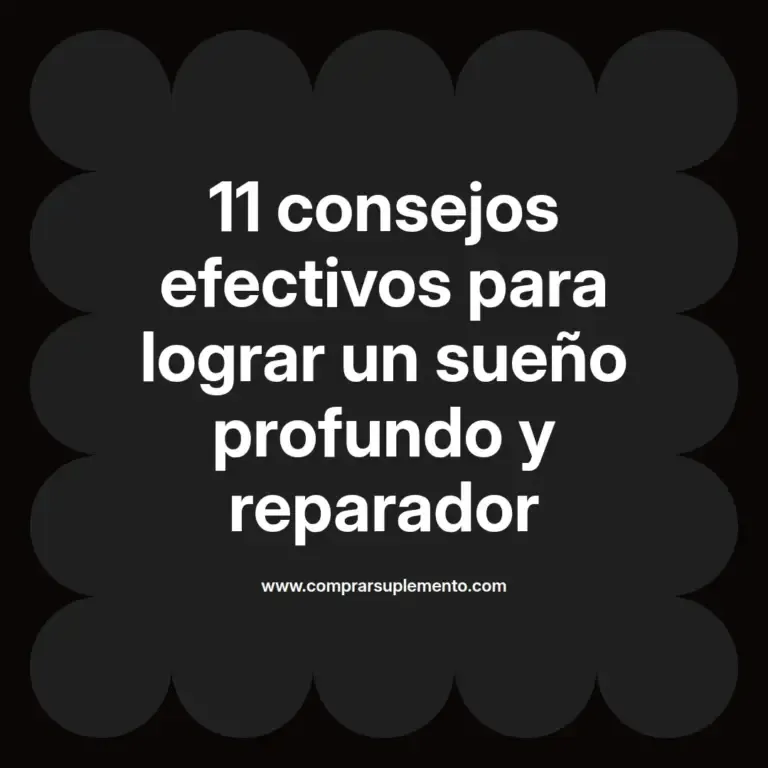 imagen destacada del post con un texto en el centro que dice 11 consejos efectivos para lograr un sueño profundo y reparador y abajo del texto aparece el nombre del autor Omar Obando