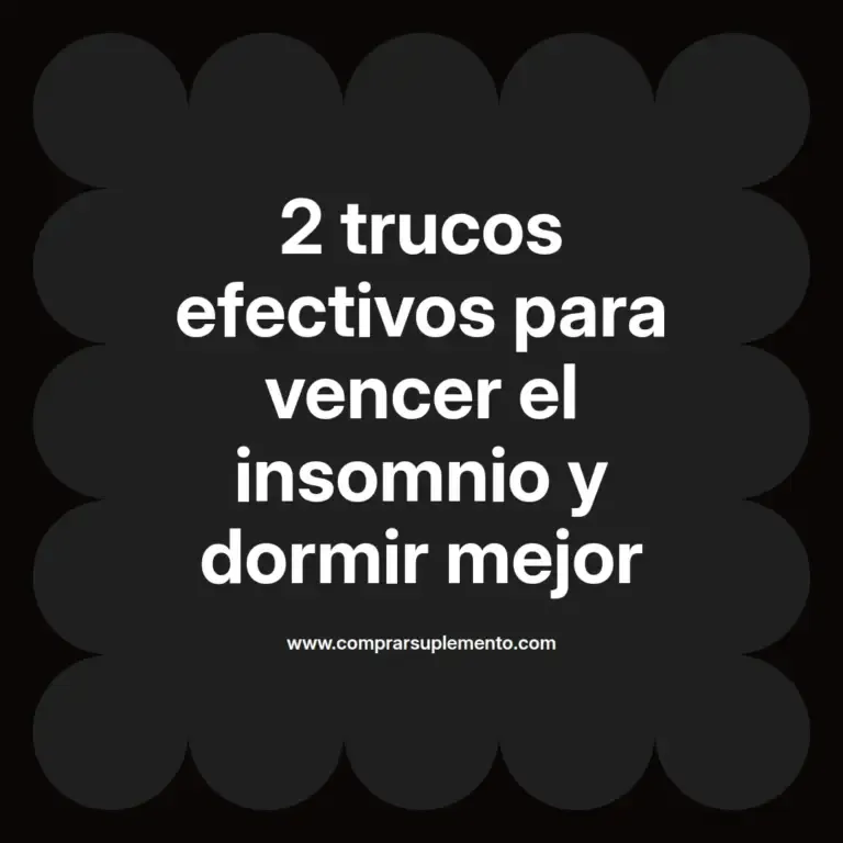 imagen destacada del post con un texto en el centro que dice 2 trucos efectivos para vencer el insomnio y dormir mejor y abajo del texto aparece el nombre del autor Omar Obando