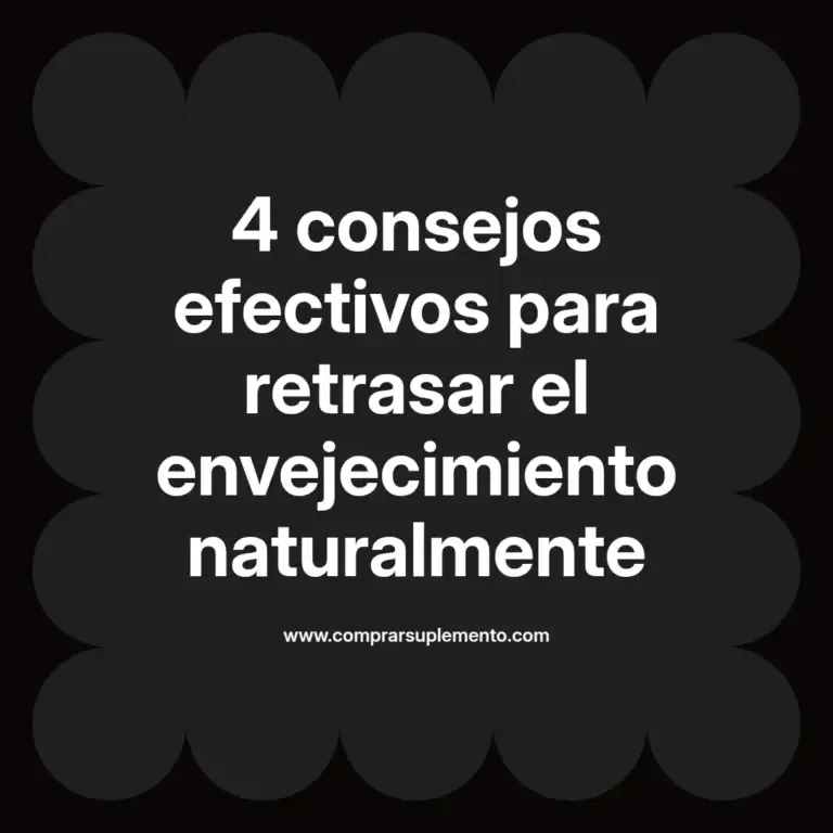 imagen destacada del post con un texto en el centro que dice 4 consejos efectivos para retrasar el envejecimiento naturalmente y abajo del texto aparece el nombre del autor Omar Obando