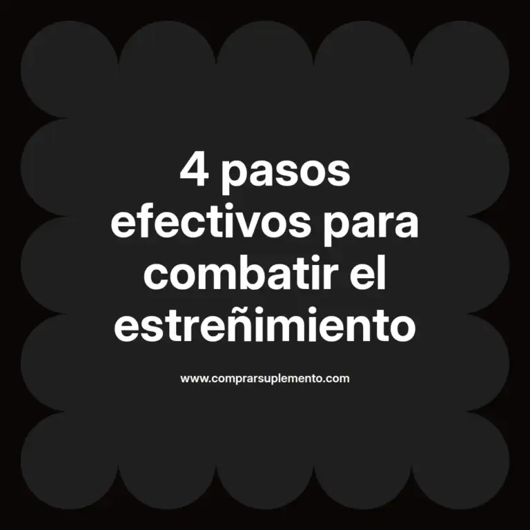 imagen destacada del post con un texto en el centro que dice 4 pasos efectivos para combatir el estreñimiento y abajo del texto aparece el nombre del autor Omar Obando