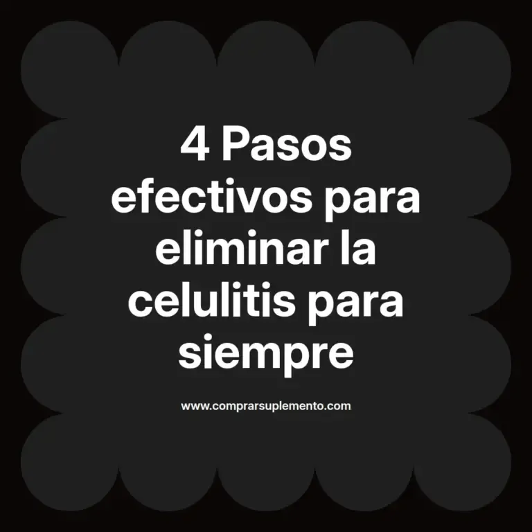 imagen destacada del post con un texto en el centro que dice 4 Pasos efectivos para eliminar la celulitis para siempre y abajo del texto aparece el nombre del autor Omar Obando