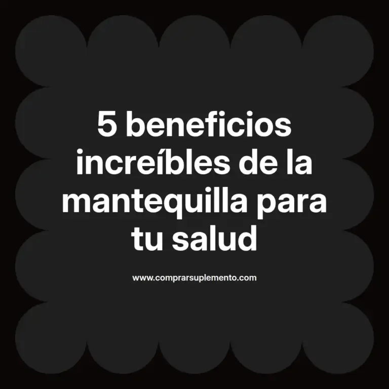 imagen destacada del post con un texto en el centro que dice 5 beneficios increíbles de la mantequilla para tu salud y abajo del texto aparece el nombre del autor Omar Obando