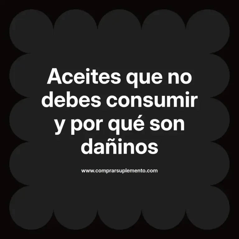 imagen destacada del post con un texto en el centro que dice Aceites que no debes consumir y por qué son dañinos y abajo del texto aparece el nombre del autor Omar Obando