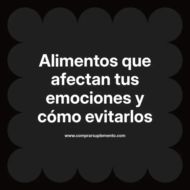 imagen destacada del post con un texto en el centro que dice Alimentos que afectan tus emociones y cómo evitarlos y abajo del texto aparece el nombre del autor Omar Obando