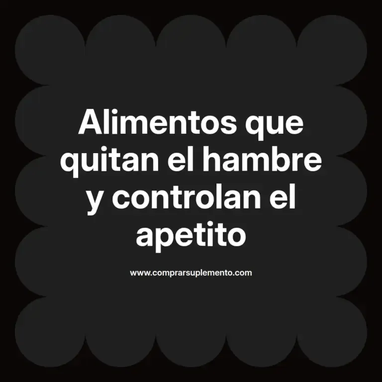 imagen destacada del post con un texto en el centro que dice Alimentos que quitan el hambre y controlan el apetito y abajo del texto aparece el nombre del autor Omar Obando