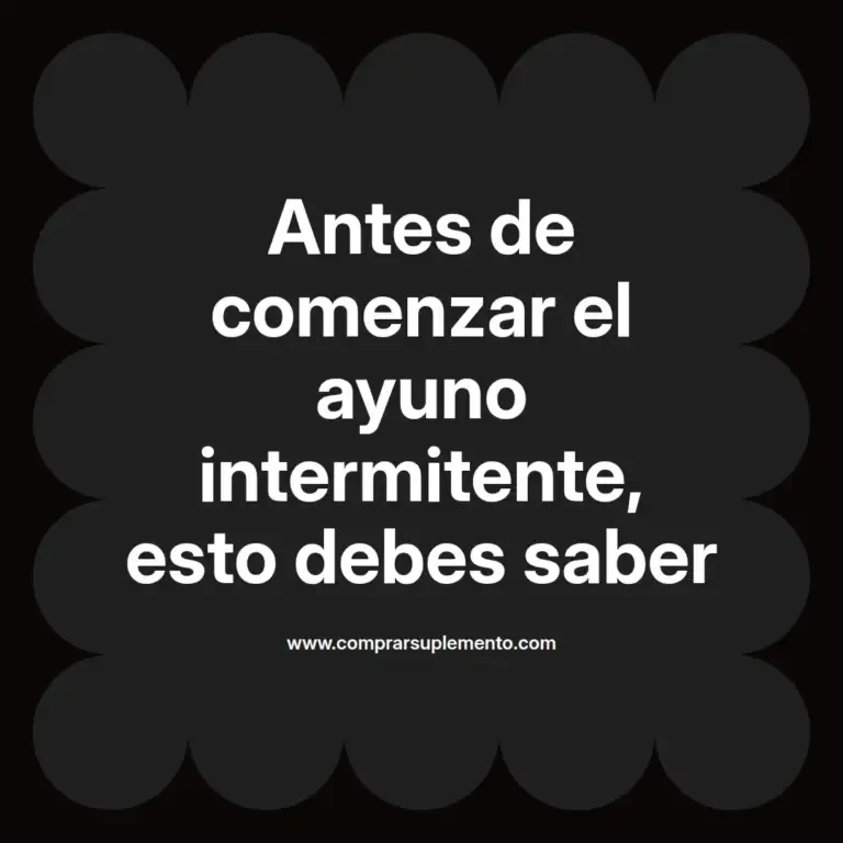 imagen destacada del post con un texto en el centro que dice Antes de comenzar el ayuno intermitente, esto debes saber y abajo del texto aparece el nombre del autor Omar Obando