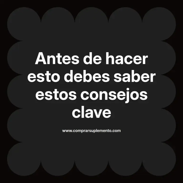 imagen destacada del post con un texto en el centro que dice Antes de hacer esto debes saber estos consejos clave y abajo del texto aparece el nombre del autor Omar Obando