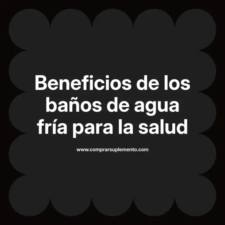 imagen destacada del post con un texto en el centro que dice Beneficios de los baños de agua fría para la salud y abajo del texto aparece el nombre del autor Omar Obando