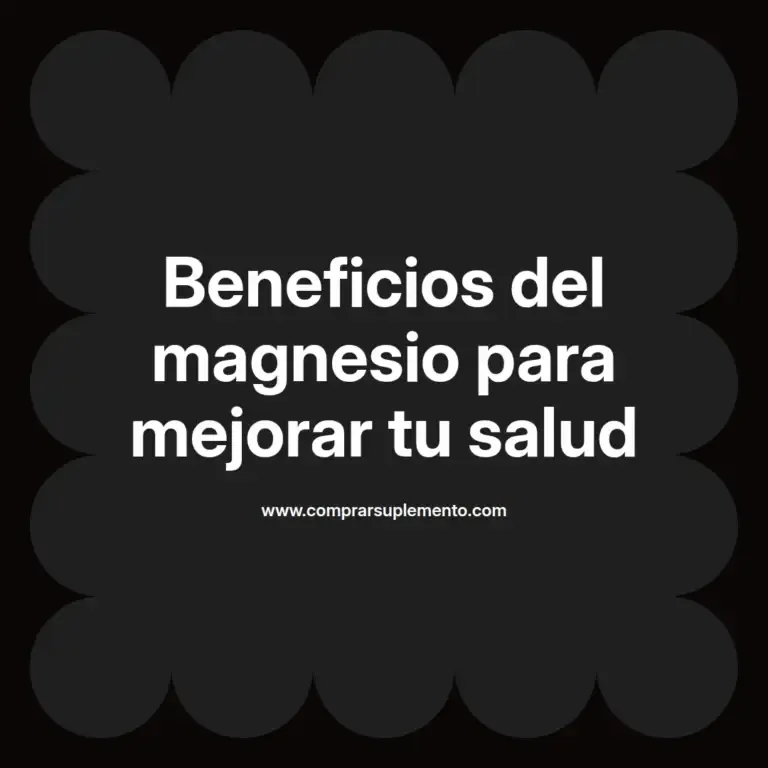 imagen destacada del post con un texto en el centro que dice Beneficios del magnesio para mejorar tu salud y abajo del texto aparece el nombre del autor Omar Obando
