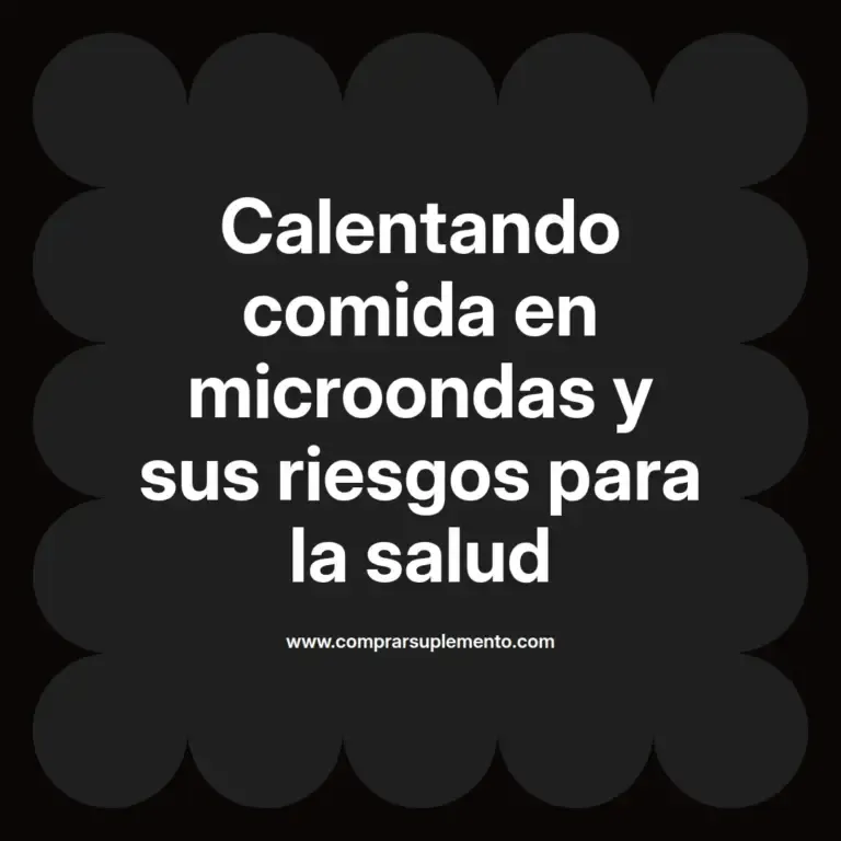 imagen destacada del post con un texto en el centro que dice Calentando comida en microondas y sus riesgos para la salud y abajo del texto aparece el nombre del autor Omar Obando