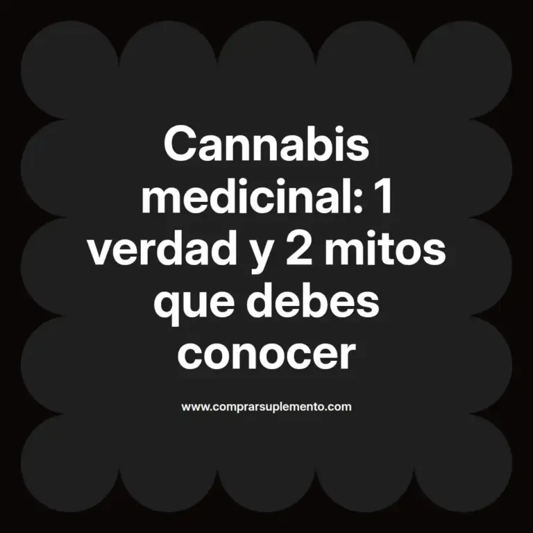 imagen destacada del post con un texto en el centro que dice Cannabis medicinal: 1 verdad y 2 mitos que debes conocer y abajo del texto aparece el nombre del autor Omar Obando