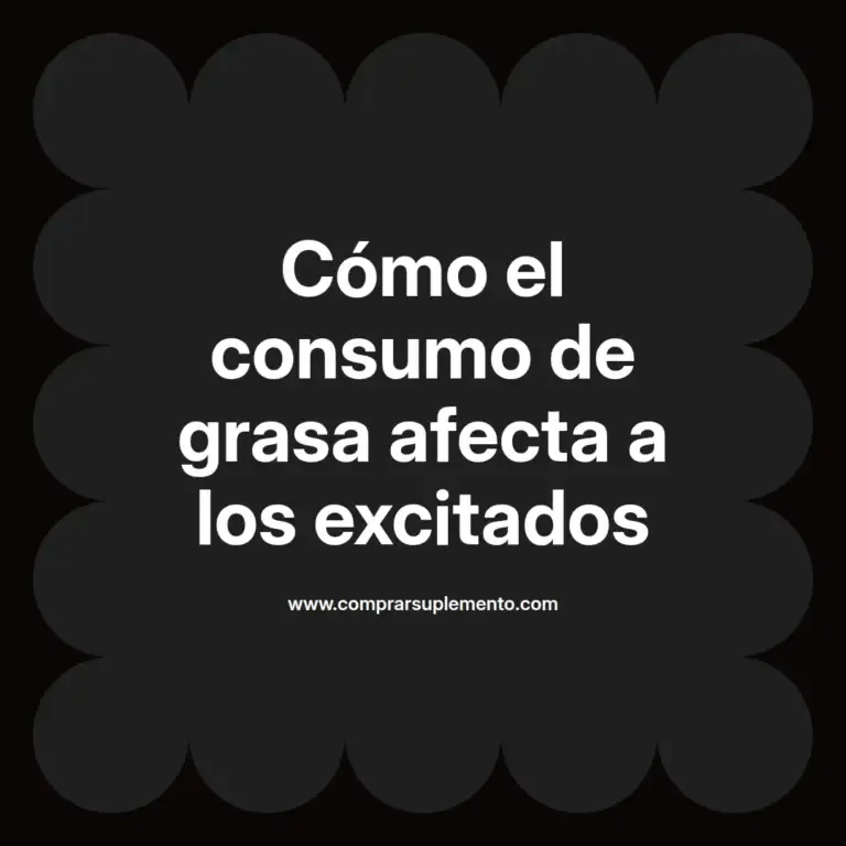 imagen destacada del post con un texto en el centro que dice Cómo el consumo de grasa afecta a los excitados y abajo del texto aparece el nombre del autor Omar Obando