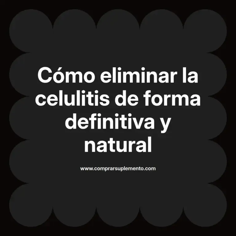 imagen destacada del post con un texto en el centro que dice Cómo eliminar la celulitis de forma definitiva y natural y abajo del texto aparece el nombre del autor Omar Obando