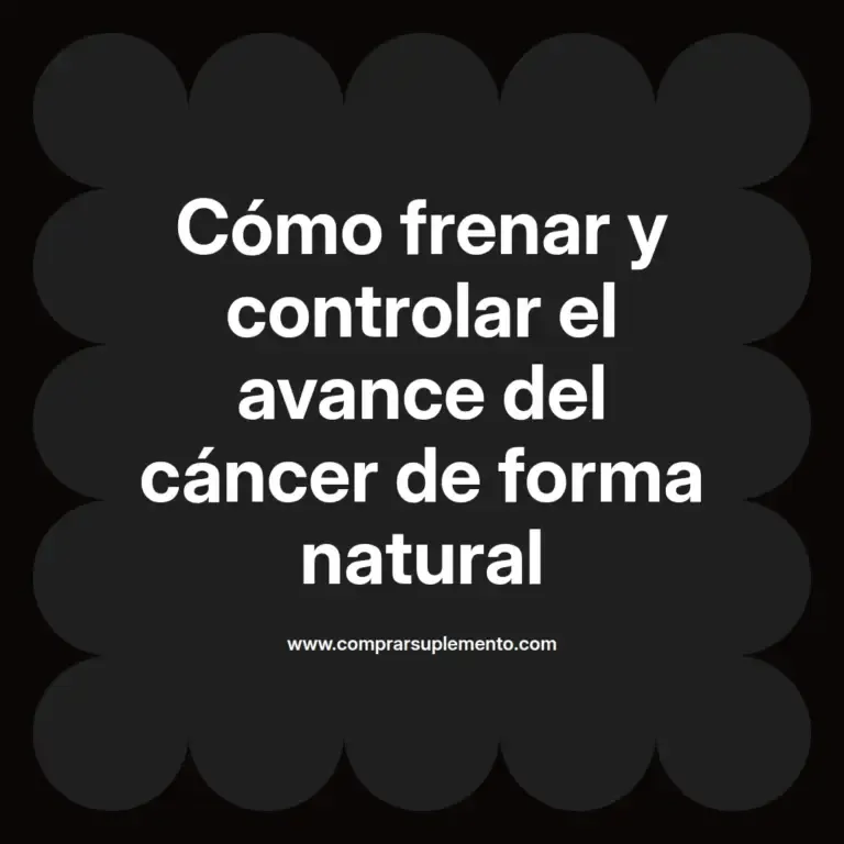 imagen destacada del post con un texto en el centro que dice Cómo frenar y controlar el avance del cáncer de forma natural y abajo del texto aparece el nombre del autor Omar Obando