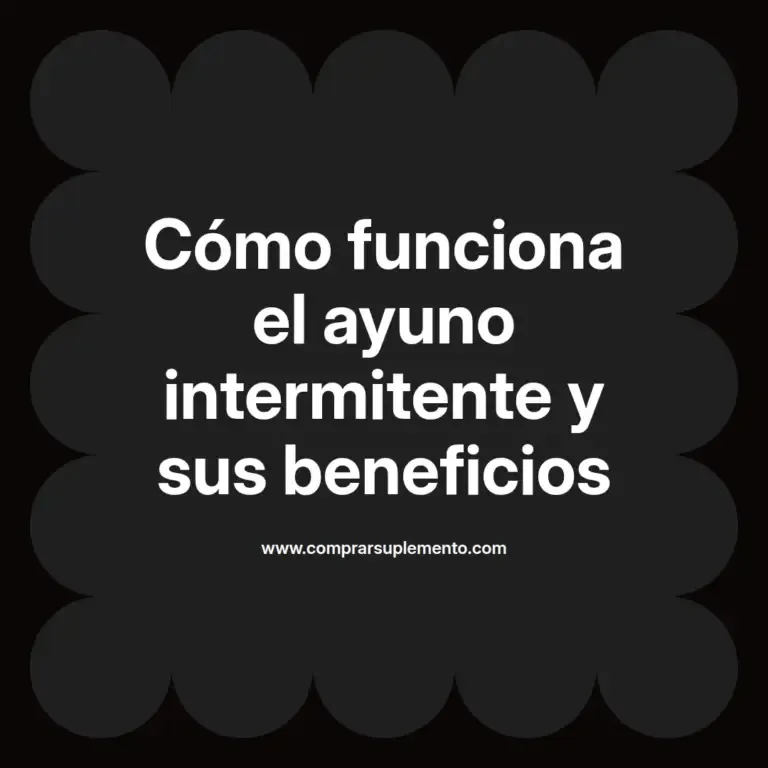imagen destacada del post con un texto en el centro que dice Cómo funciona el ayuno intermitente y sus beneficios y abajo del texto aparece el nombre del autor Omar Obando