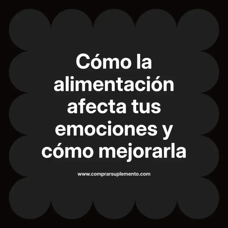 imagen destacada del post con un texto en el centro que dice Cómo la alimentación afecta tus emociones y cómo mejorarla y abajo del texto aparece el nombre del autor Omar Obando
