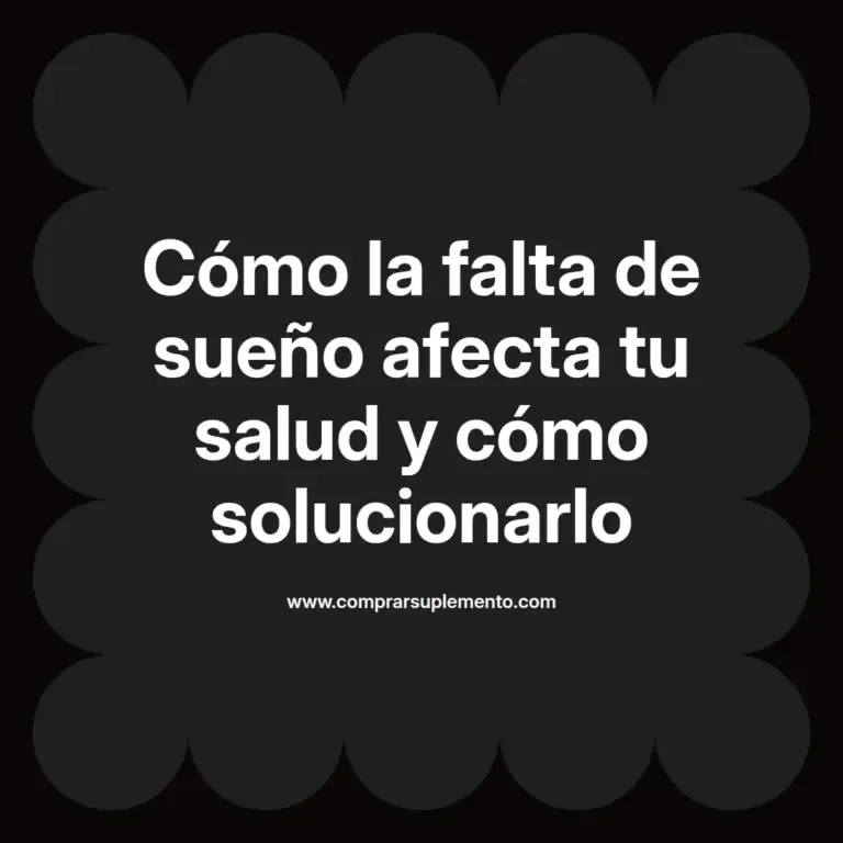 imagen destacada del post con un texto en el centro que dice Cómo la falta de sueño afecta tu salud y cómo solucionarlo y abajo del texto aparece el nombre del autor Omar Obando