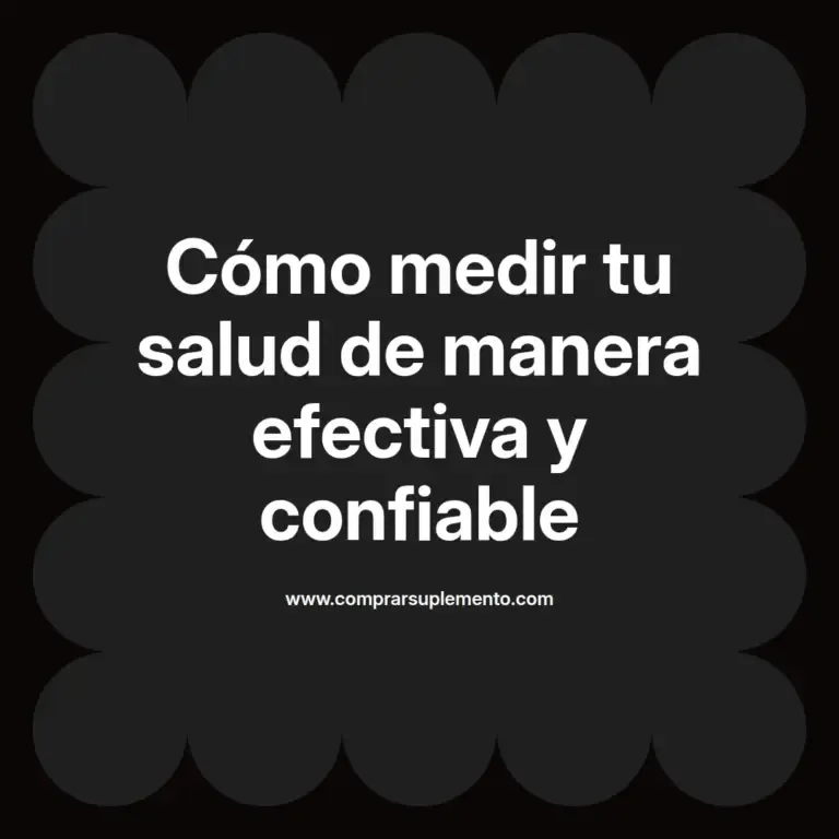 imagen destacada del post con un texto en el centro que dice Cómo medir tu salud de manera efectiva y confiable y abajo del texto aparece el nombre del autor Omar Obando
