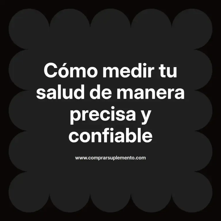 imagen destacada del post con un texto en el centro que dice Cómo medir tu salud de manera precisa y confiable y abajo del texto aparece el nombre del autor Omar Obando