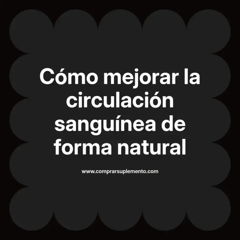 imagen destacada del post con un texto en el centro que dice Cómo mejorar la circulación sanguínea de forma natural y abajo del texto aparece el nombre del autor Omar Obando