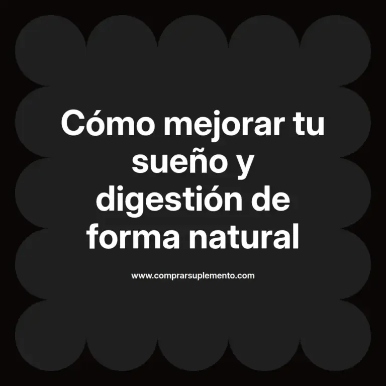 imagen destacada del post con un texto en el centro que dice Cómo mejorar tu sueño y digestión de forma natural y abajo del texto aparece el nombre del autor Omar Obando