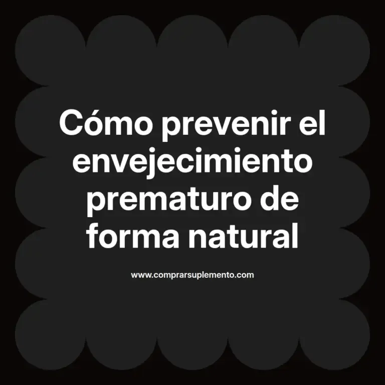 imagen destacada del post con un texto en el centro que dice Cómo prevenir el envejecimiento prematuro de forma natural y abajo del texto aparece el nombre del autor Omar Obando