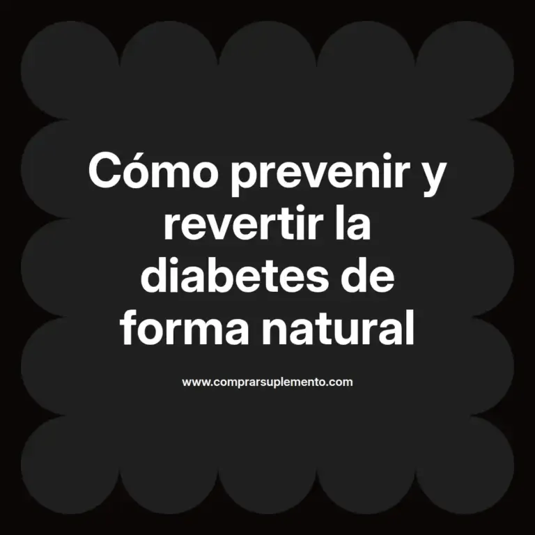 imagen destacada del post con un texto en el centro que dice Cómo prevenir y revertir la diabetes de forma natural y abajo del texto aparece el nombre del autor Omar Obando