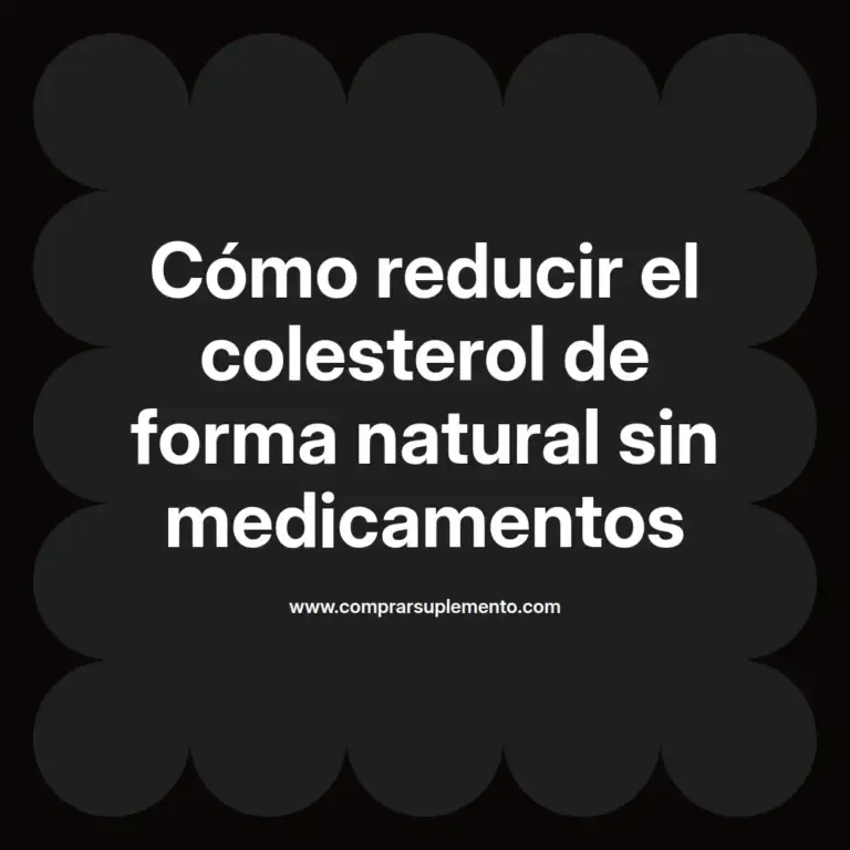 imagen destacada del post con un texto en el centro que dice Cómo reducir el colesterol de forma natural sin medicamentos y abajo del texto aparece el nombre del autor Omar Obando
