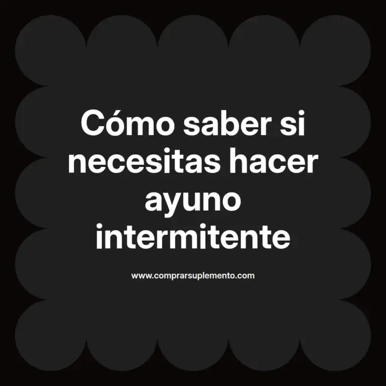 imagen destacada del post con un texto en el centro que dice Cómo saber si necesitas hacer ayuno intermitente y abajo del texto aparece el nombre del autor Omar Obando