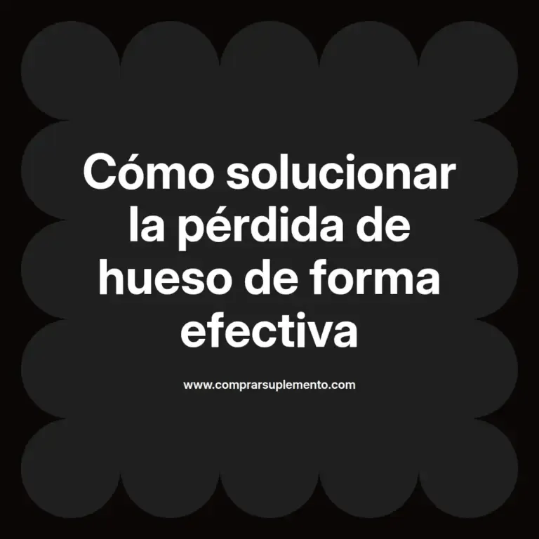 imagen destacada del post con un texto en el centro que dice Cómo solucionar la pérdida de hueso de forma efectiva y abajo del texto aparece el nombre del autor Omar Obando