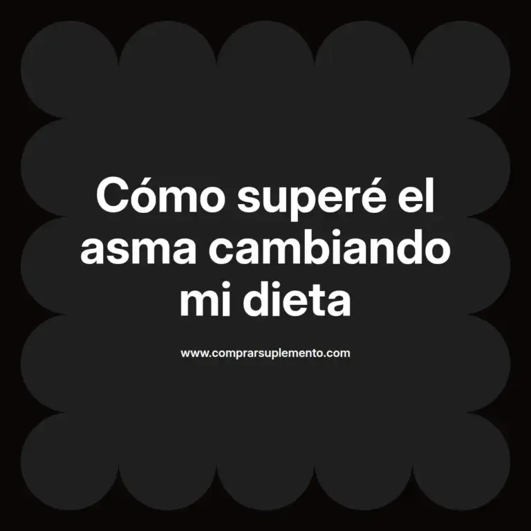 imagen destacada del post con un texto en el centro que dice Cómo superé el asma cambiando mi dieta y abajo del texto aparece el nombre del autor Omar Obando
