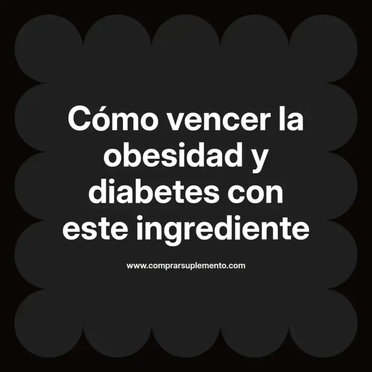 imagen destacada del post con un texto en el centro que dice Cómo vencer la obesidad y diabetes con este ingrediente y abajo del texto aparece el nombre del autor Omar Obando