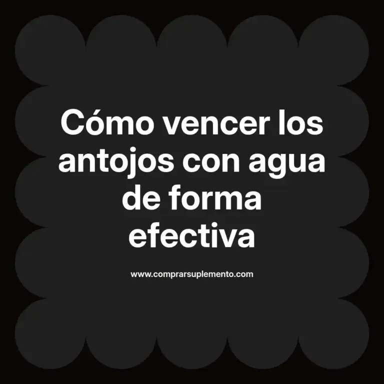 imagen destacada del post con un texto en el centro que dice Cómo vencer los antojos con agua de forma efectiva y abajo del texto aparece el nombre del autor Omar Obando