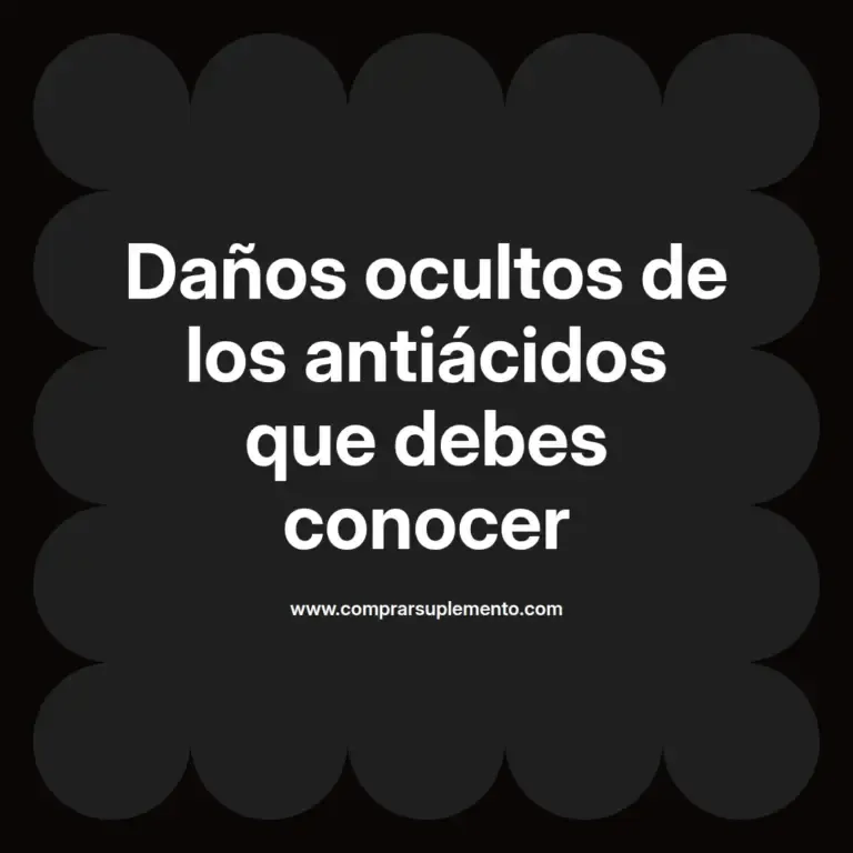 imagen destacada del post con un texto en el centro que dice Daños ocultos de los antiácidos que debes conocer y abajo del texto aparece el nombre del autor Omar Obando