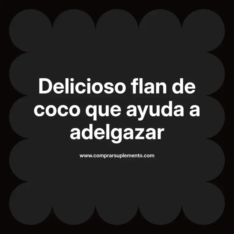 imagen destacada del post con un texto en el centro que dice Delicioso flan de coco que ayuda a adelgazar y abajo del texto aparece el nombre del autor Omar Obando