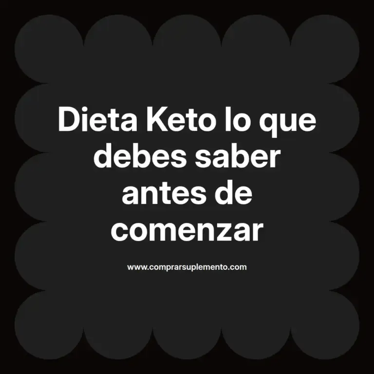 imagen destacada del post con un texto en el centro que dice Dieta Keto lo que debes saber antes de comenzar y abajo del texto aparece el nombre del autor Omar Obando