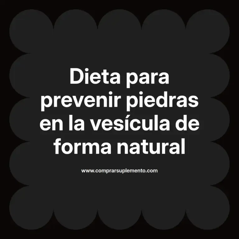 imagen destacada del post con un texto en el centro que dice Dieta para prevenir piedras en la vesícula de forma natural y abajo del texto aparece el nombre del autor Omar Obando