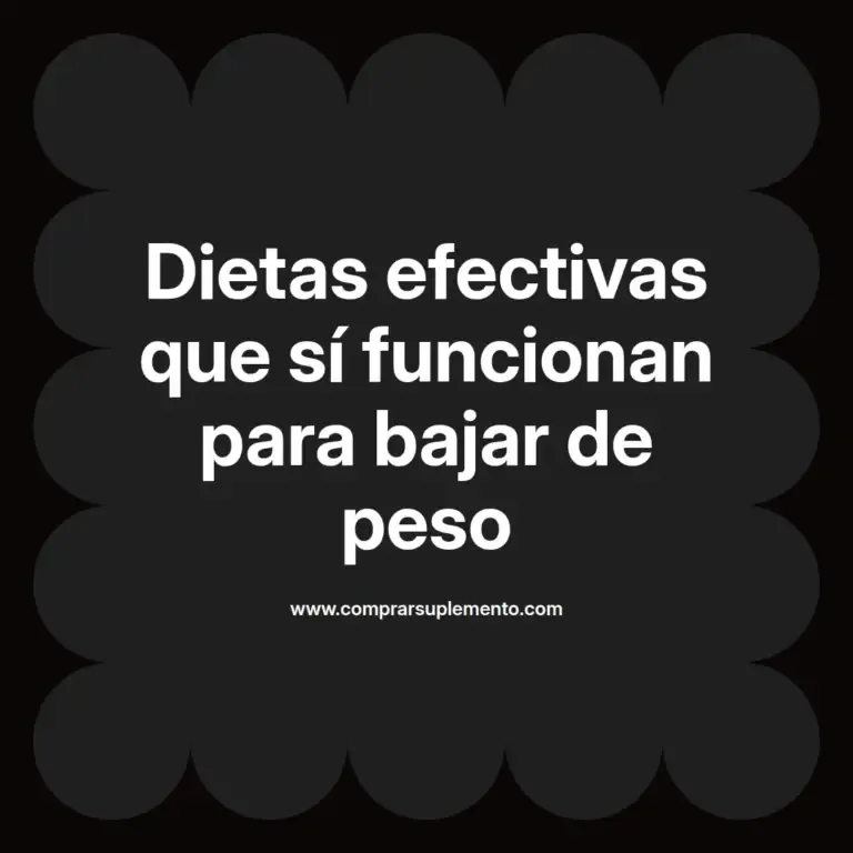 imagen destacada del post con un texto en el centro que dice Dietas efectivas que sí funcionan para bajar de peso y abajo del texto aparece el nombre del autor Omar Obando