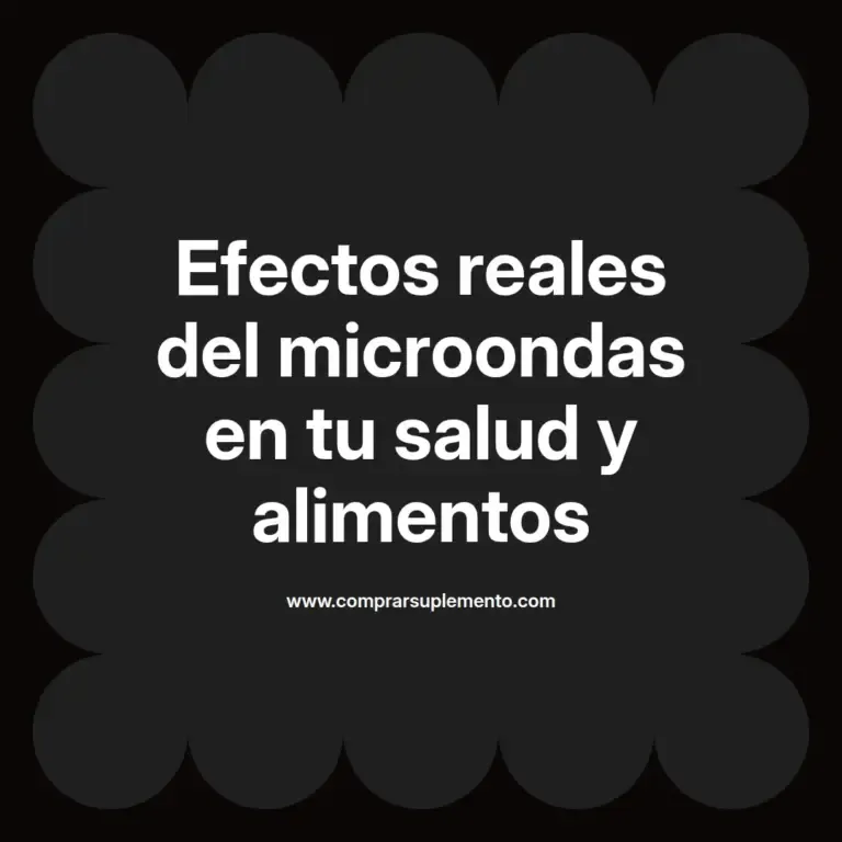 imagen destacada del post con un texto en el centro que dice Efectos reales del microondas en tu salud y alimentos y abajo del texto aparece el nombre del autor Omar Obando