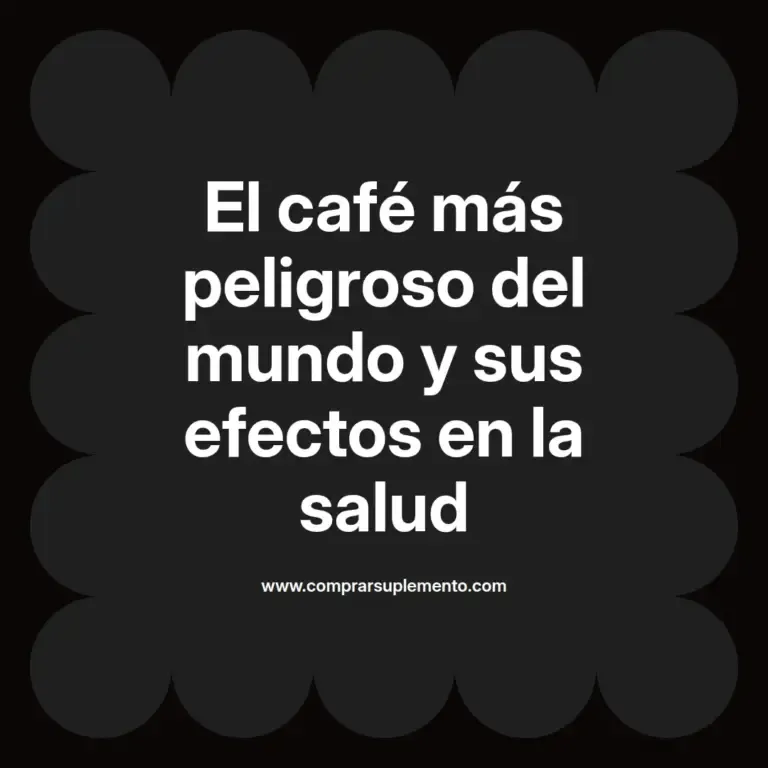 imagen destacada del post con un texto en el centro que dice El café más peligroso del mundo y sus efectos en la salud y abajo del texto aparece el nombre del autor Omar Obando