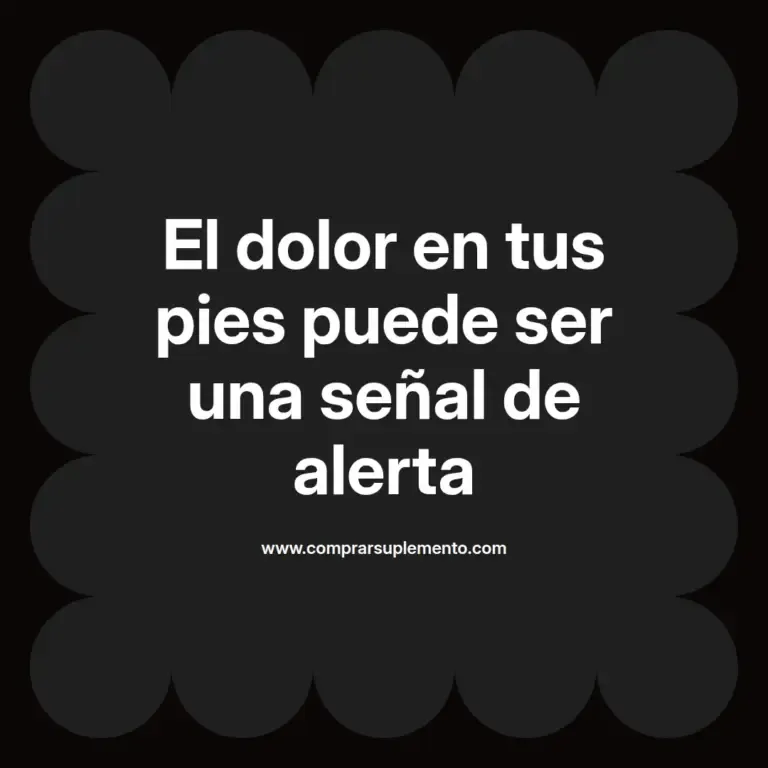 imagen destacada del post con un texto en el centro que dice El dolor en tus pies puede ser una señal de alerta y abajo del texto aparece el nombre del autor Omar Obando