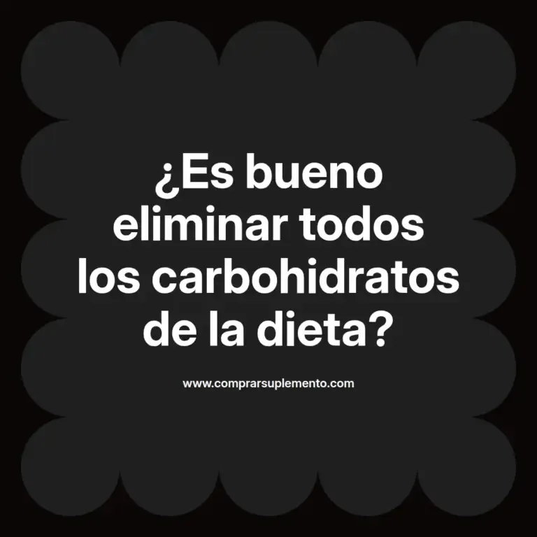 imagen destacada del post con un texto en el centro que dice ¿Es bueno eliminar todos los carbohidratos de la dieta? y abajo del texto aparece el nombre del autor Omar Obando