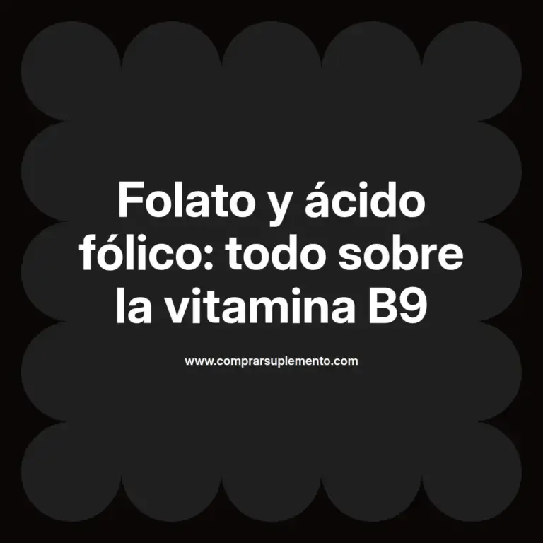 imagen destacada del post con un texto en el centro que dice Folato y ácido fólico: todo sobre la vitamina B9 y abajo del texto aparece el nombre del autor Omar Obando