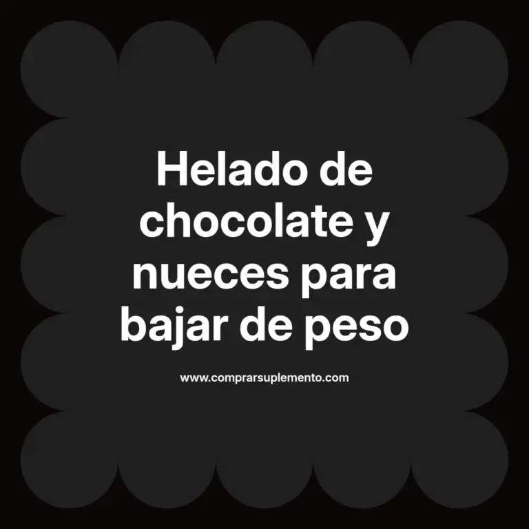 imagen destacada del post con un texto en el centro que dice Helado de chocolate y nueces para bajar de peso y abajo del texto aparece el nombre del autor Omar Obando