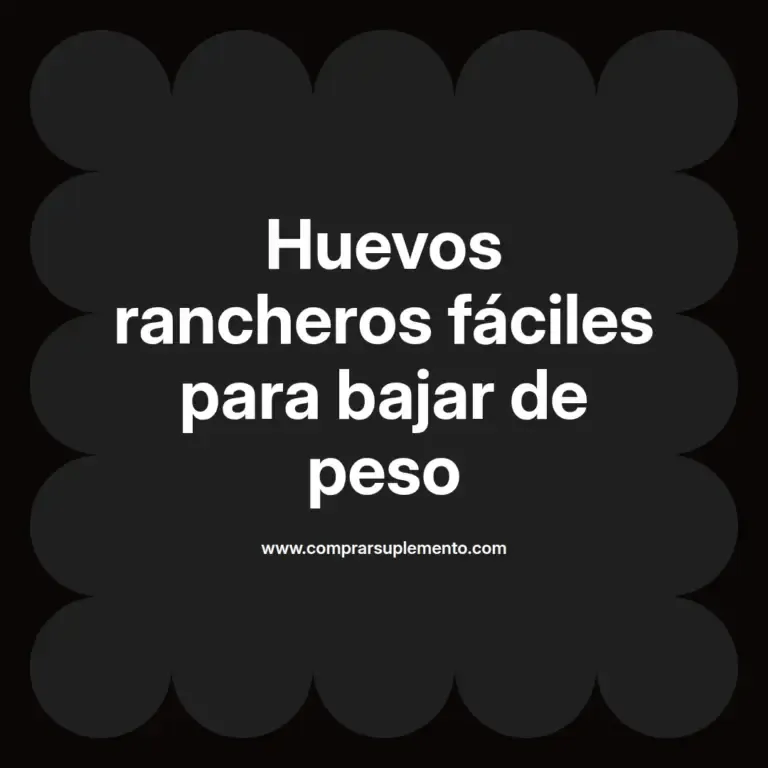 imagen destacada del post con un texto en el centro que dice Huevos rancheros fáciles para bajar de peso y abajo del texto aparece el nombre del autor Omar Obando