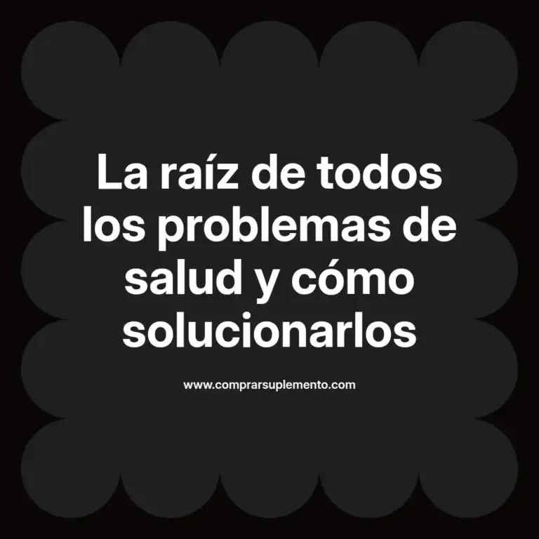 imagen destacada del post con un texto en el centro que dice La raíz de todos los problemas de salud y cómo solucionarlos y abajo del texto aparece el nombre del autor Omar Obando