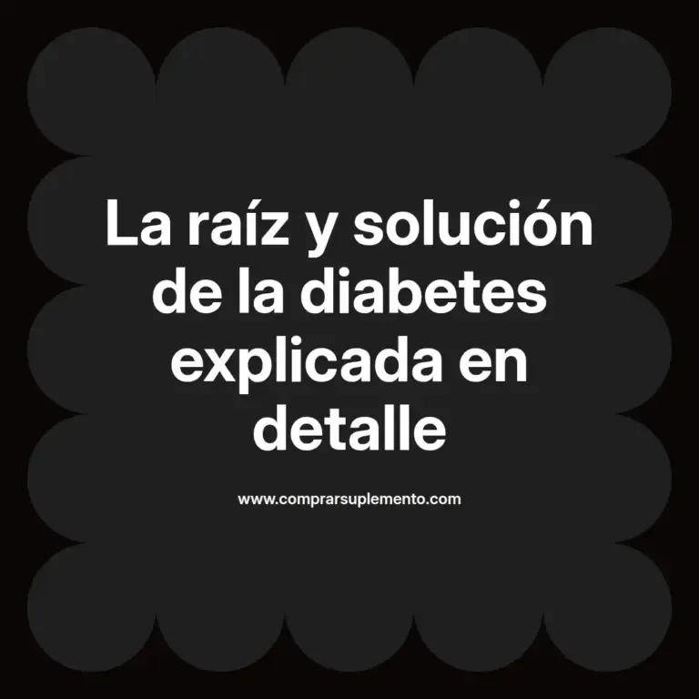 imagen destacada del post con un texto en el centro que dice La raíz y solución de la diabetes explicada en detalle y abajo del texto aparece el nombre del autor Omar Obando