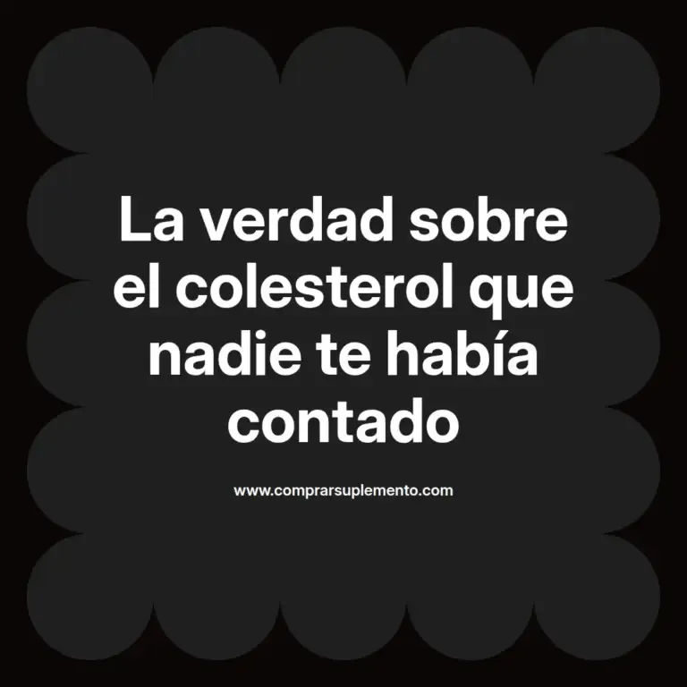 imagen destacada del post con un texto en el centro que dice La verdad sobre el colesterol que nadie te había contado y abajo del texto aparece el nombre del autor Omar Obando